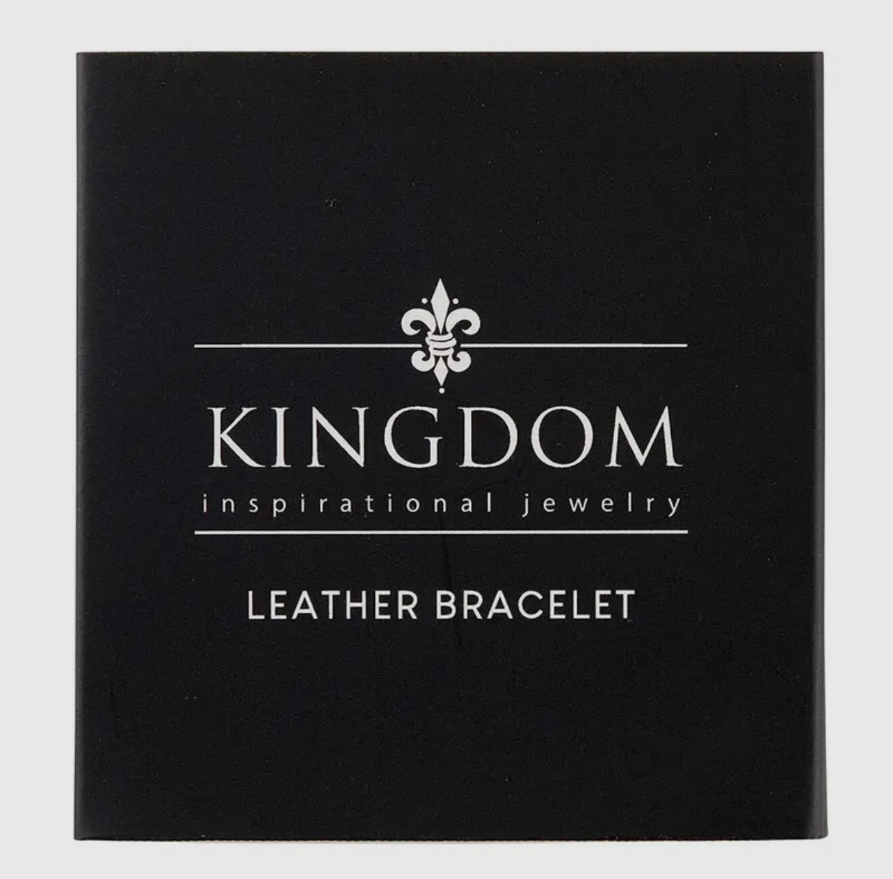 Leather Cross Bracelet