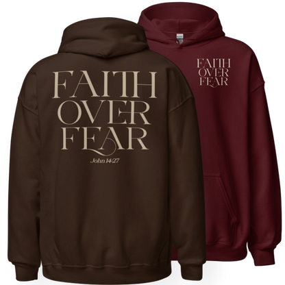 Faith over Fear Heavy Hoodie